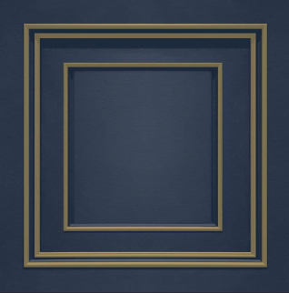Amara Panel Navy/Gold