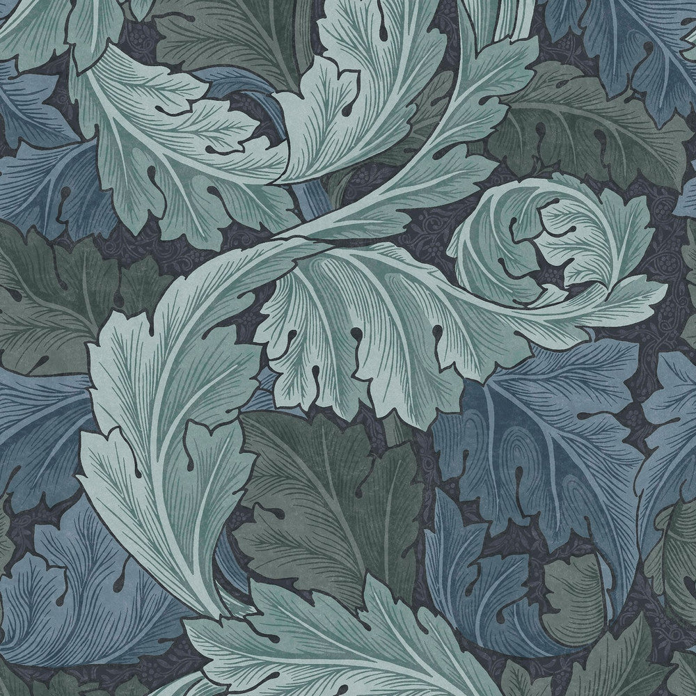 William Morris Acanthus Blue