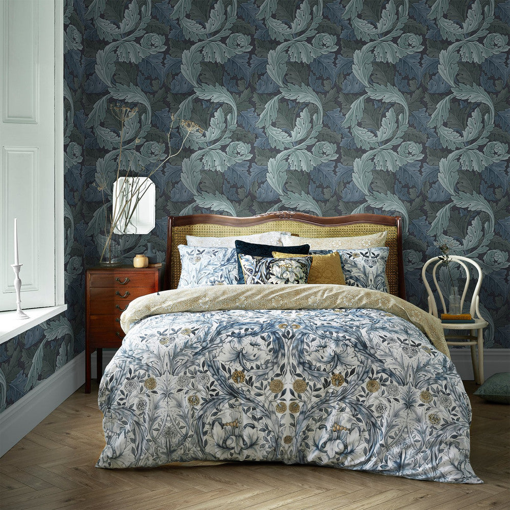 William Morris Acanthus Blue