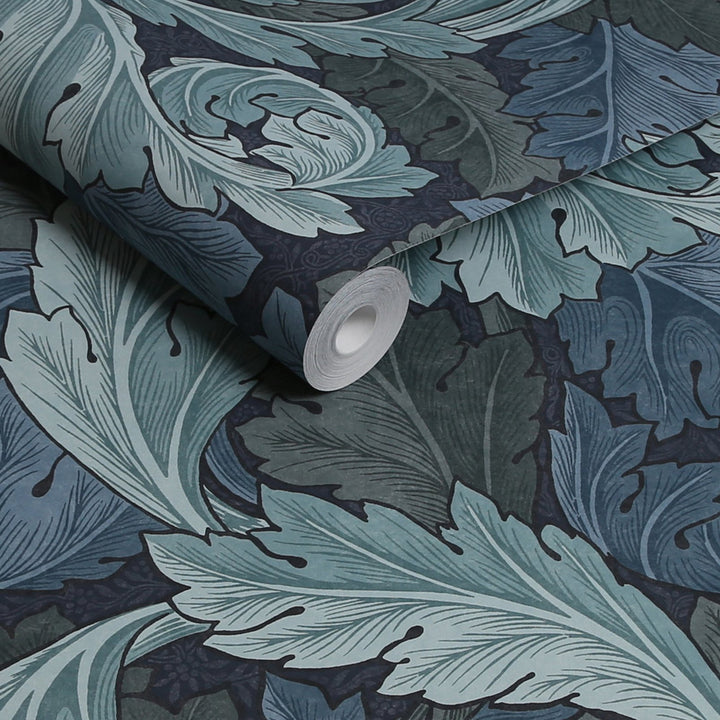 William Morris Acanthus Blue