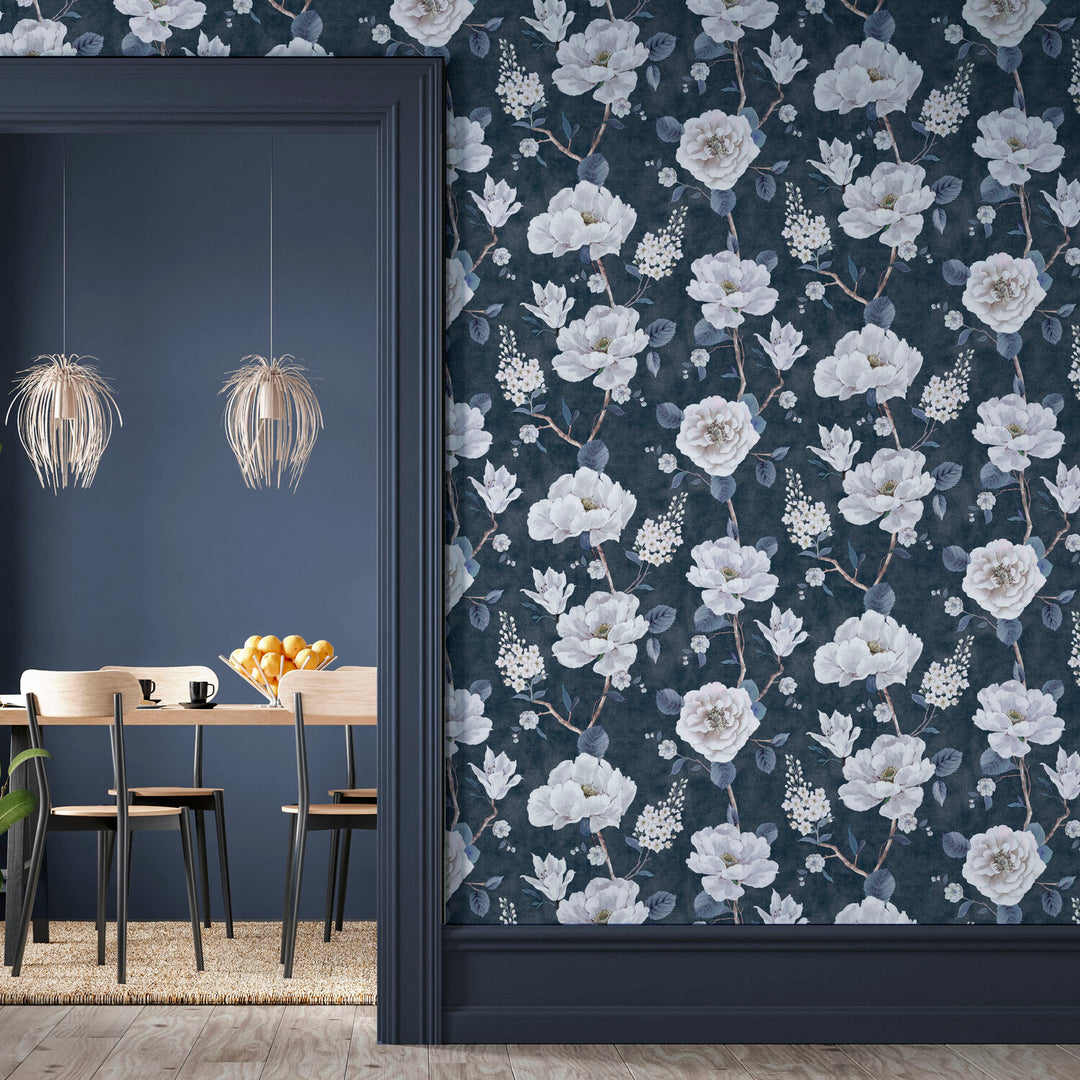 Ashley Floral Navy