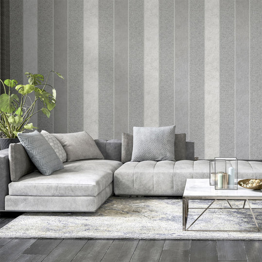 Calico Stripe Grey
