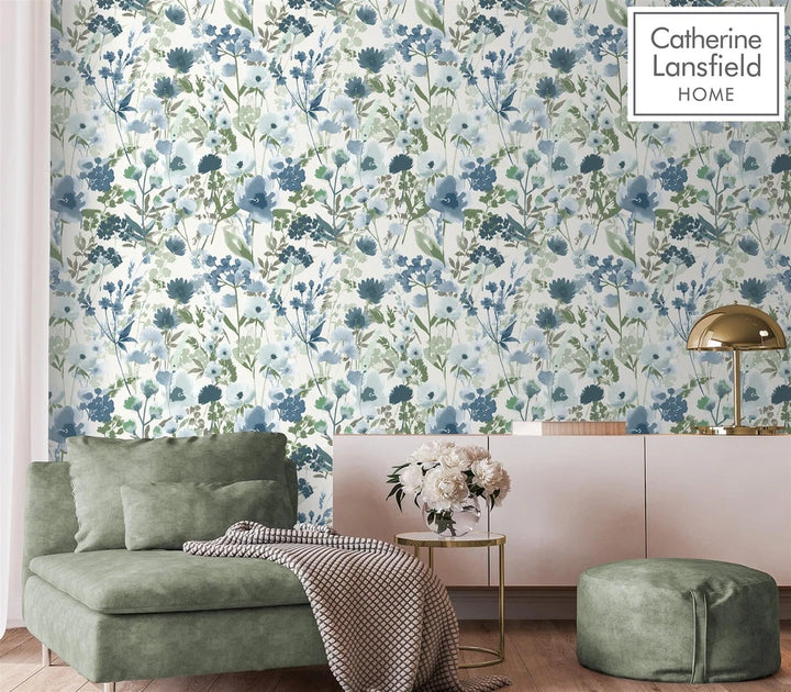 Countryside Floral Blue/Green