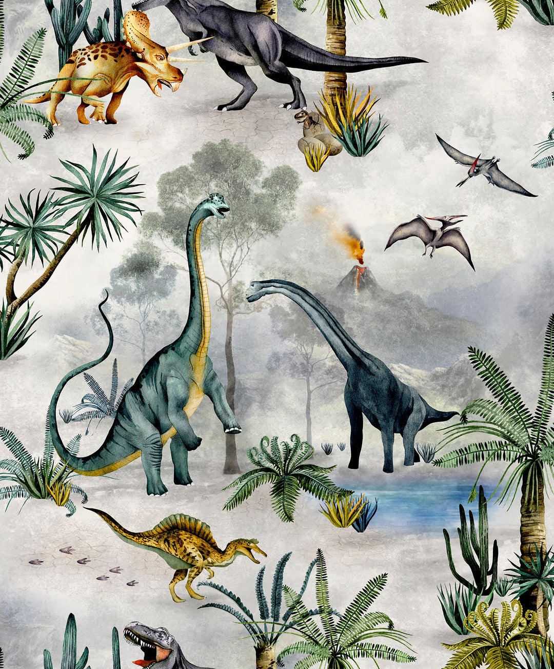 Dinosaurs Grey