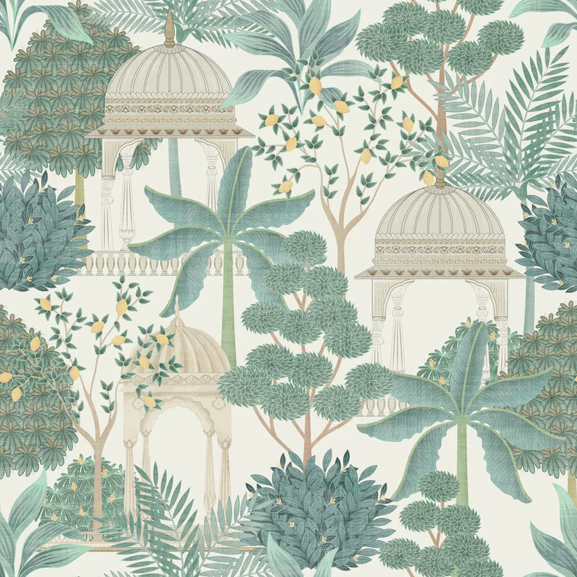 Exotic Pavilion Green/Parchment