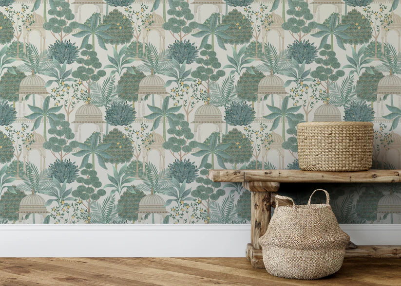 Exotic Pavilion Green/Parchment