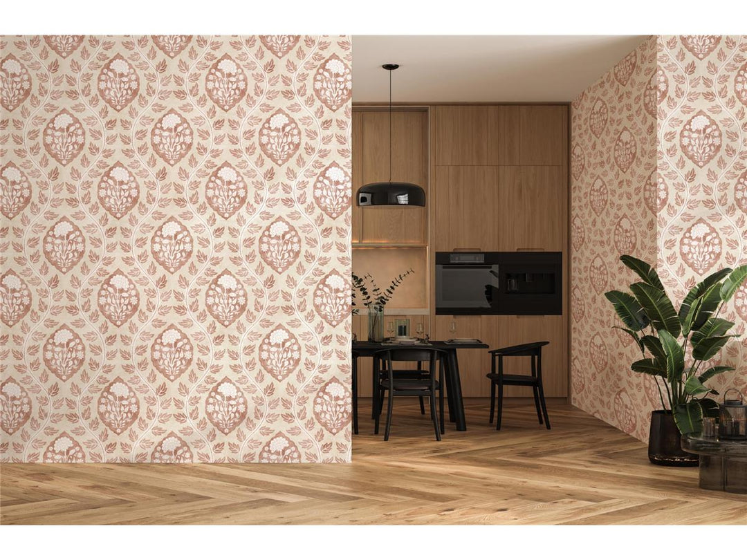Floral Cartouche Warm Spice