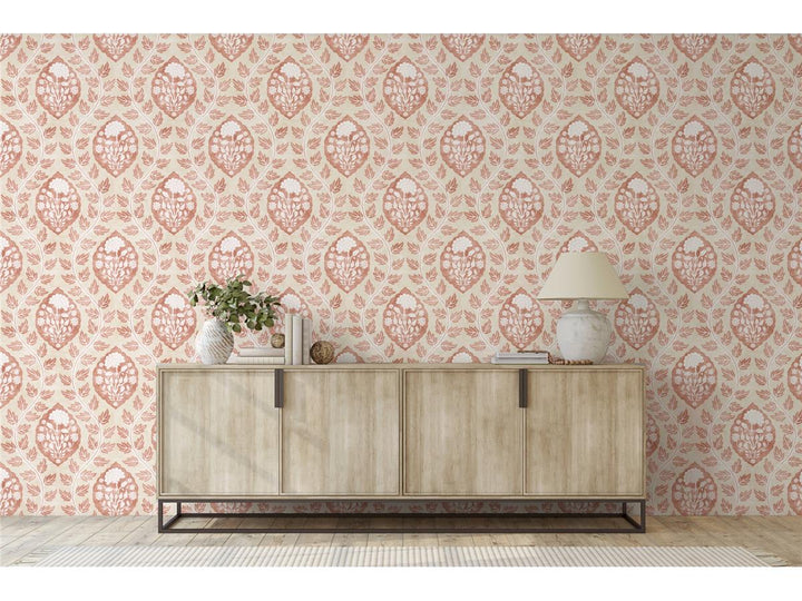 Floral Cartouche Warm Spice