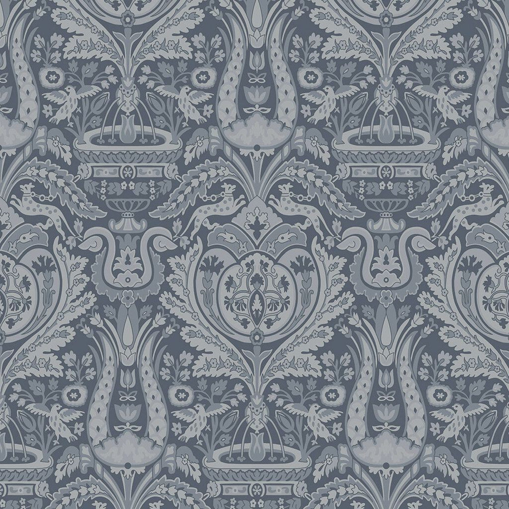 Laura Ashley Heraldic Damask Seaspray