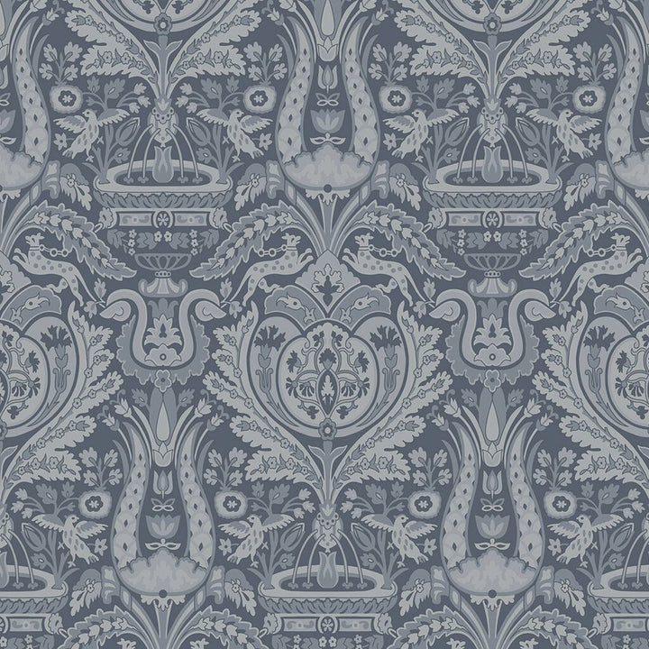 Laura Ashley Heraldic Damask Seaspray