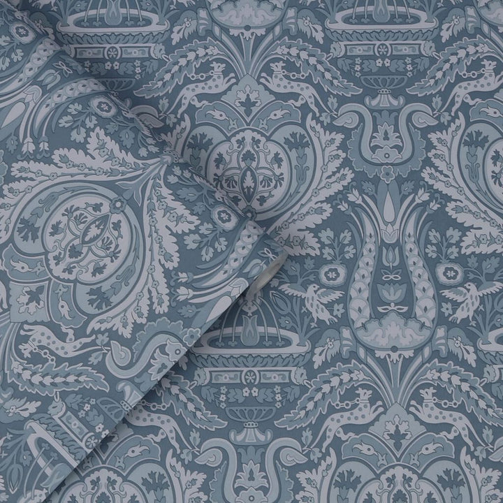 Laura Ashley Heraldic Damask Seaspray