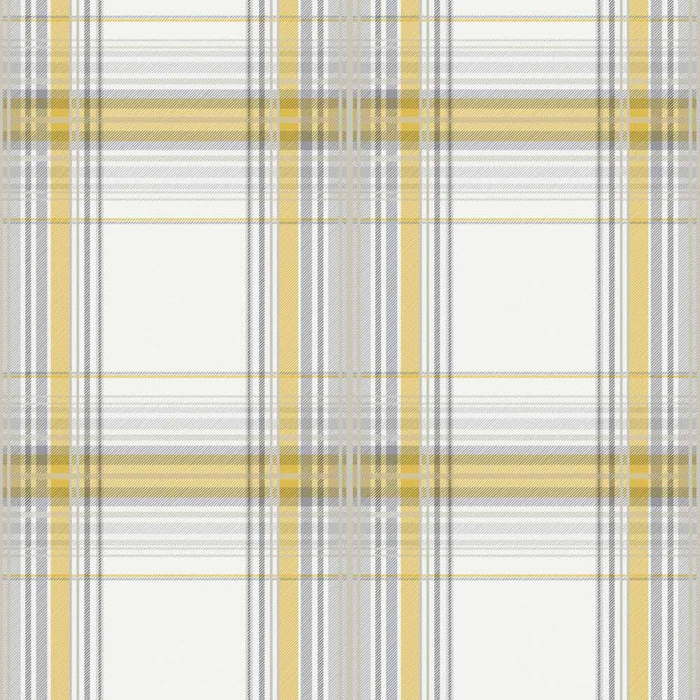 Iona Check Ochre