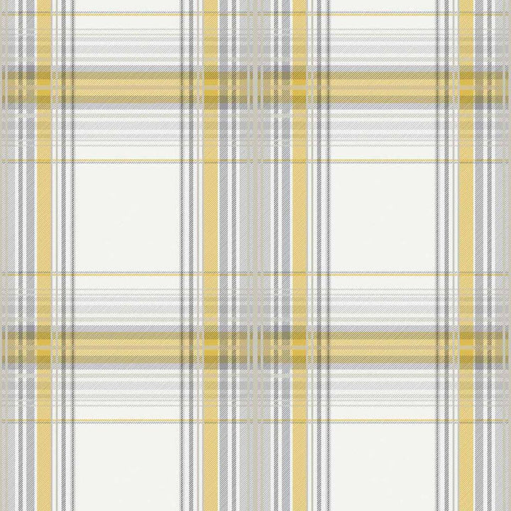 Iona Check Ochre