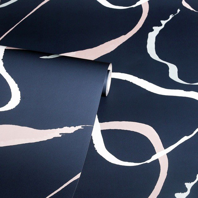 Linear Swirl Grey
