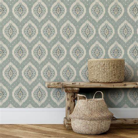 Odina Ikat Seafoam