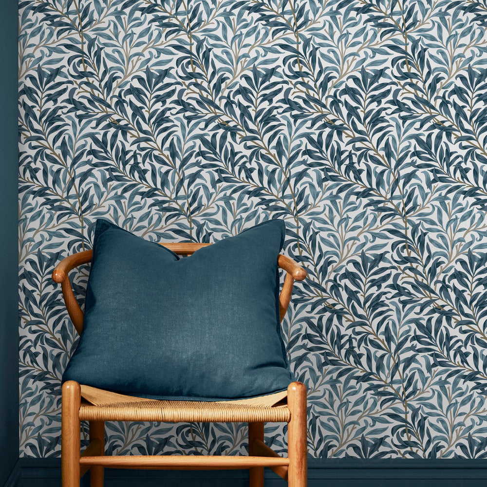 William Morris Willow Bough White/Blue
